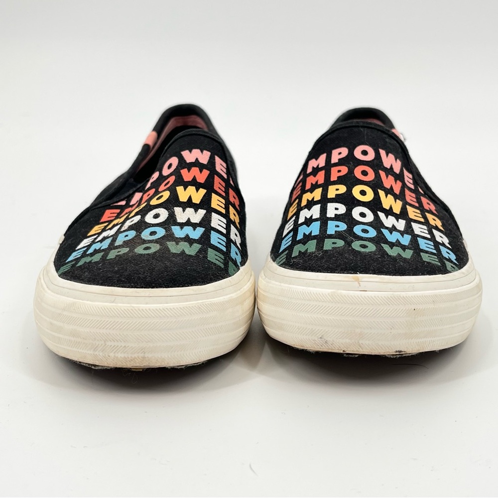 Keds Black Multicolor Empower Slip-On Sneakers